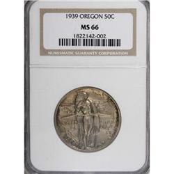 1939 50C Oregon MS66 NGC