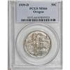 Image 1 : 1939-D 50C Oregon MS66 PCGS