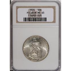 1920 50C Pilgrim MS65 NGC