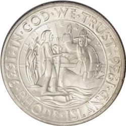 1936-D 50C Rhode Island MS65 PCGS