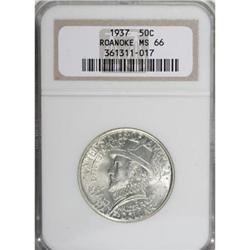 1937 50C Roanoke MS66 NGC