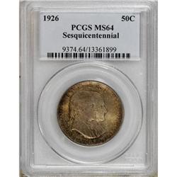 1926 50C Sesquicentennial MS64 PCGS