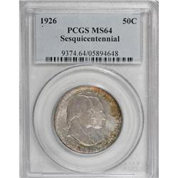 1926 50C Sesquicentennial MS64 PCGS