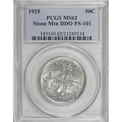 1925 50C Stone Mountain MS62 PCGS