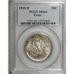 1935-D 50C Texas MS66 PCGS