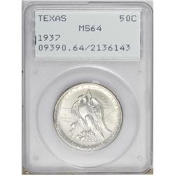 1937 50C Texas MS64 PCGS