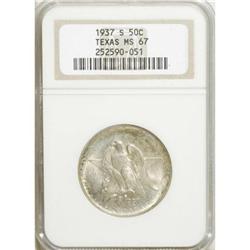 1937-S 50C Texas MS67 NGC