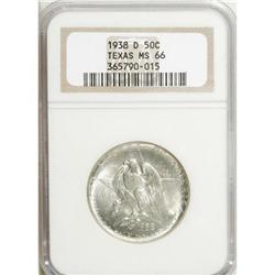 1938-D 50C Texas MS66 NGC