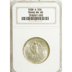 1938-S 50C Texas MS66 NGC