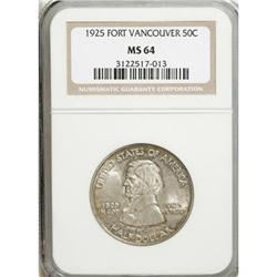 1925 50C Vancouver MS64 NGC