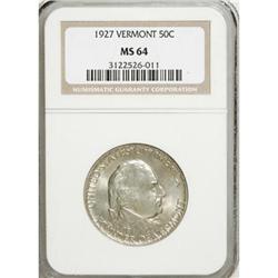 1927 50C Vermont MS64 NGC