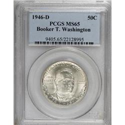 1946-D 50C Booker T. Washington MS65 PCGS