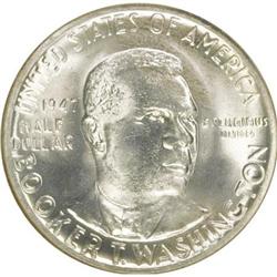 1947 50C Booker T. Washington MS66 NGC