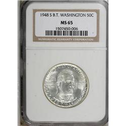1948-S 50C Booker T. Washington MS65 NGC