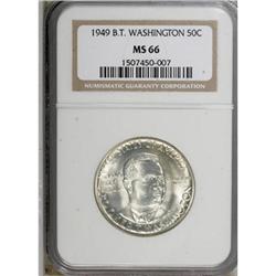 1949 50C Booker T. Washington MS66 NGC