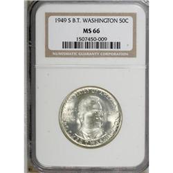 1949-S 50C Booker T. Washington MS66 NGC