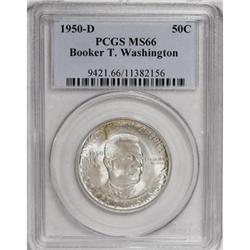 1950-D 50C Booker T. Washington MS66 PCGS