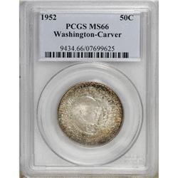 1952 50C Washington-Carver MS66 PCGS