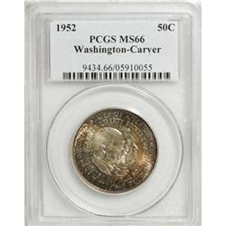 1952 50C Washington-Carver MS66 PCGS
