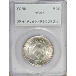 1936 50C York MS65 PCGS