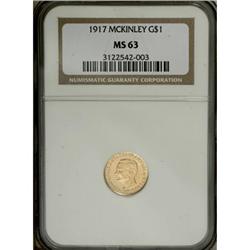 1917 G$1 McKinley MS63 NGC