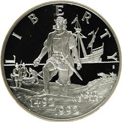 1992-S 50C Columbus Half Dollar Deep Cameo PR70 NGC