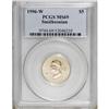 Image 1 : 1996-W G$5 Smithsonian Gold Five Dollar MS69 PCGS