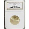 Image 1 : 2003-W G$10 First Flight Gold Eagle MS70 NGC