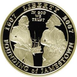 2007-W $5 Jamestown Deep Cameo PR70 NGC
