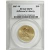 Image 1 : 2007-W G$10 Jefferson MS70 PCGS