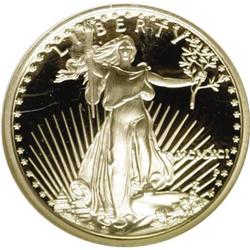 1991-P G$5 Tenth-Ounce Gold Eagle Deep Cameo PR70 NGC