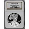 Image 1 : 1999-P $1 Silver Eagle Deep Cameo PR70 NGC