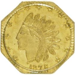 1875 50C Indian Octagonal 50 Cents, BG-934, R.4, MS63