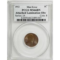1912 1C Brown MS66 PCGS