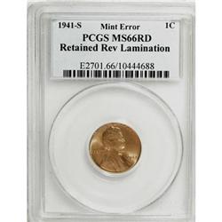 1941-S 1C Red MS66 PCGS