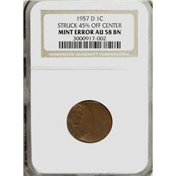 1957-D 1C AU58 NGC