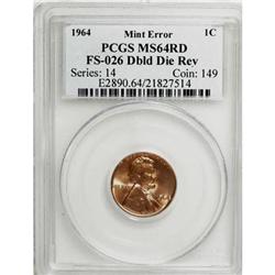 1964 1C Red MS64 PCGS