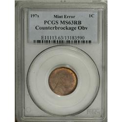 1970 1C Red and Brown MS63 PCGS