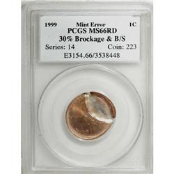 1999 1C Red MS66 PCGS