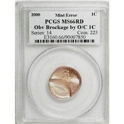2000 1C Red MS66 PCGS