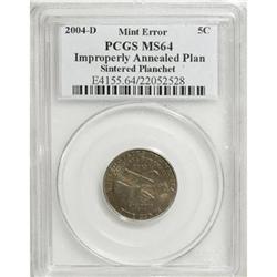 2004-D 5C Peace Medal MS64 PCGS