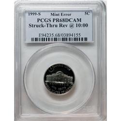 1999-S 5C Deep Cameo PR68 PCGS