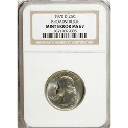 1970-D 25C MS67 NGC
