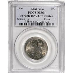 1976 25C Clad MS64 PCGS