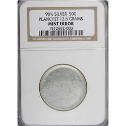 1836 50C Reeded Edge MS60 NGC