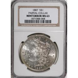 1887 $1 MS63 NGC