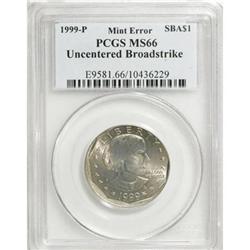 1999-P SBA$ MS66 PCGS