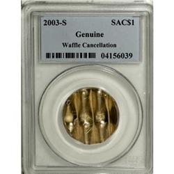 2003-S SAC$1 Deep Cameo PR69 PCGS