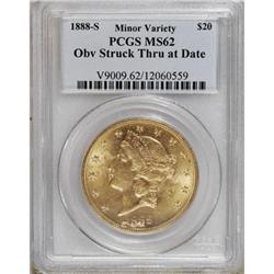 1888-S $20 MS62 PCGS