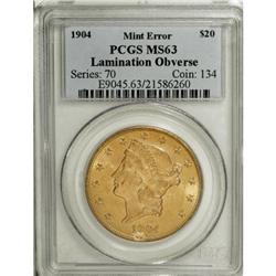1904 $20 MS63 PCGS